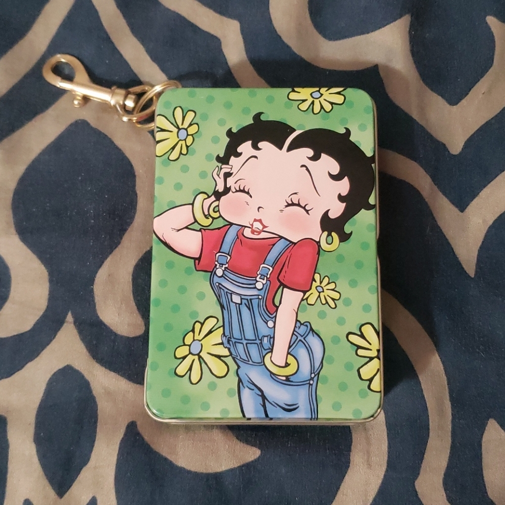 Collectable Betty Boop lip gloss and Tin